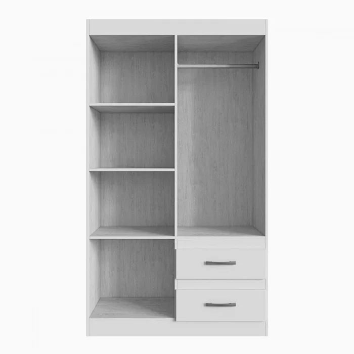Guarda-roupa Solteiro Dallas 4 Portas 2 Gavetas - Doripel