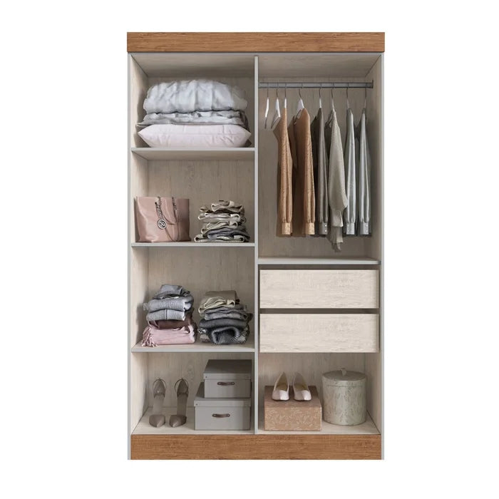Guarda Roupa Solteiro 4 Portas 100% Mdf New Recife Doripel