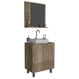 Balcão com Armário Cuba Parati 60 cm Cartagena Móveis Sander