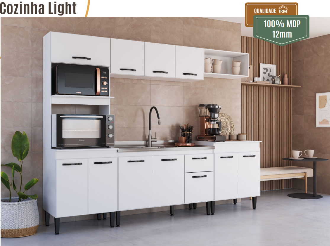 Cozinha modulada 5 peças LIGHT