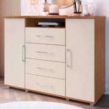 Cômoda Gold 2 Portas 4 Gavetas - Irm Móveis Bege