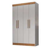 Guarda Roupa Solteiro 4 Portas 100% Mdf New Recife Doripel