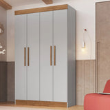 Guarda Roupa Solteiro 4 Portas 100% Mdf New Recife Doripel