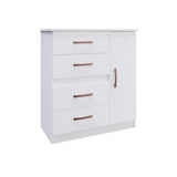 Cômoda 4 Gavetas 1 Porta Caribe 508 Móveis Doripel