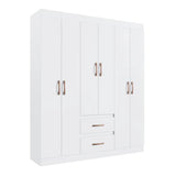 Guarda Roupa Texas 55600 6 Portas 2 Gavetas